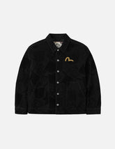 Allover Seagull Jacquard Regular Fit Chore Jacket