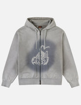 Scorpio Graphic Logo Patchwork Hoodie