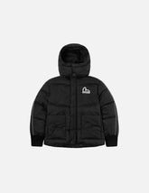 Seagull and Logo Embroidery Fashion Fit Down Jacket with Detachable Hood