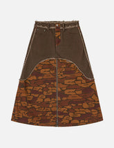 Ishigaki Camouflage Denim Skirt
