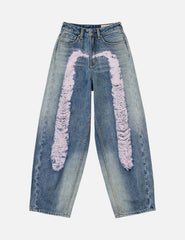 Distressed Daicock Balloon Jeans