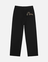 Brocade Seagull Patch Pocket Sweatpants