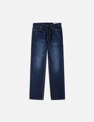 Ecru Brushstoke Seagull Print Regular Fit Jeans #2020