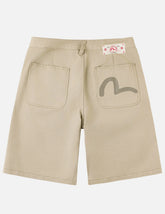 Seagull Print Pocket Shorts