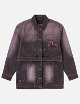 Embroidery Two Way Denim Jacket