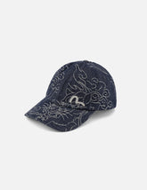 Allover Leopard Denim Cap
