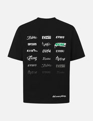 Logo and Slogan Print Regular Fit T-shirt