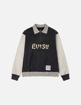 Logo Appliqué Regular Fit Half-Zip Color-Blocking Sweatshirt