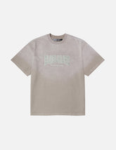 EVISUKURO Waffle Embroidery and Spray Dye Relax Fit T-shirt
