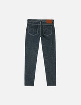 Washed Emboss Rivet Seagull Taper Fit Jeans #2017