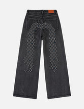 Sashiko Cat Daicock Jeans