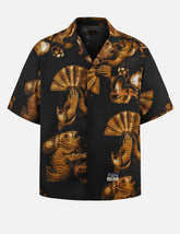 Allover Godhead Print Boxy T-shirt