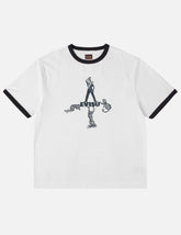 Miner and Leopard Ringer T-shirt