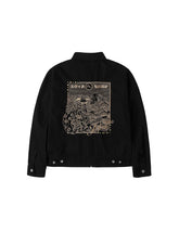 Lion Dance and Mountain Embroidery Regular Fit Worker Jacket