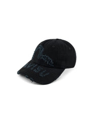 Grinding Distressed Logo Cap