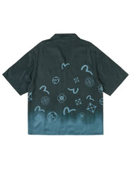 Dip-Dye Monogram Shirt