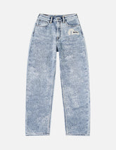 Distressed Denim Balloon Jeans