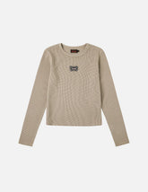 Heart-shaped Skull EVISU Patch Embroidery Fashion Fit Long-sleeve Top