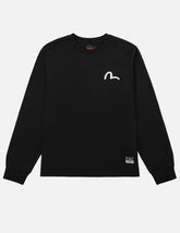 Seagull Embroidery Long-Sleeve T-shirt