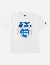 Ace of Hearts Flocked Logo T-shirt