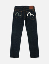 Grey & White Seagull Print Pocket Selvedge Jeans #2017