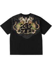 Kanji Leopard Print T-Shirt