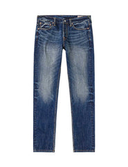 Brocade Patchwork Denim Jeans #2017