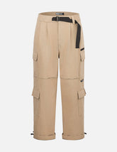 Two Tone Distressed Oversized Cargo Pants