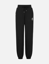 Seagull Print and Wave Embroidery Loose Fit Sweatpants