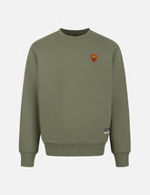 Daruma and Logo Embroidery Relax Fit Sweatshirt