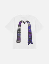 Graffiti-style Daicock Print Relax Fit T-shirt