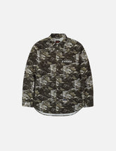 Allover Crane Print Relax Fit Shirt