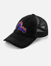 Flaming Seagull Embroidery Trucker Cap