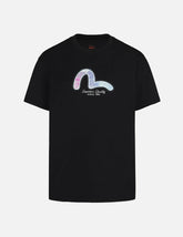 Seagull Foil Print Boyfriend T-shirt