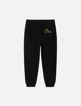 Seagull Brocade Appliqué Gold Thread Logo Regular Fit Sweatpants