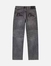 Black Palette Seagull Embroidery Jeans #2020