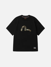 Brocade Seagull Appliqué Regular Fit Short Sleeves T-shirt