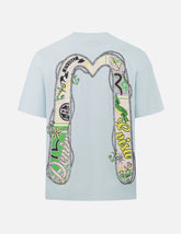 Twisted Rope and Daicock Anchor Print Oversized T-Shirt