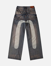 Double Waistband Jeans