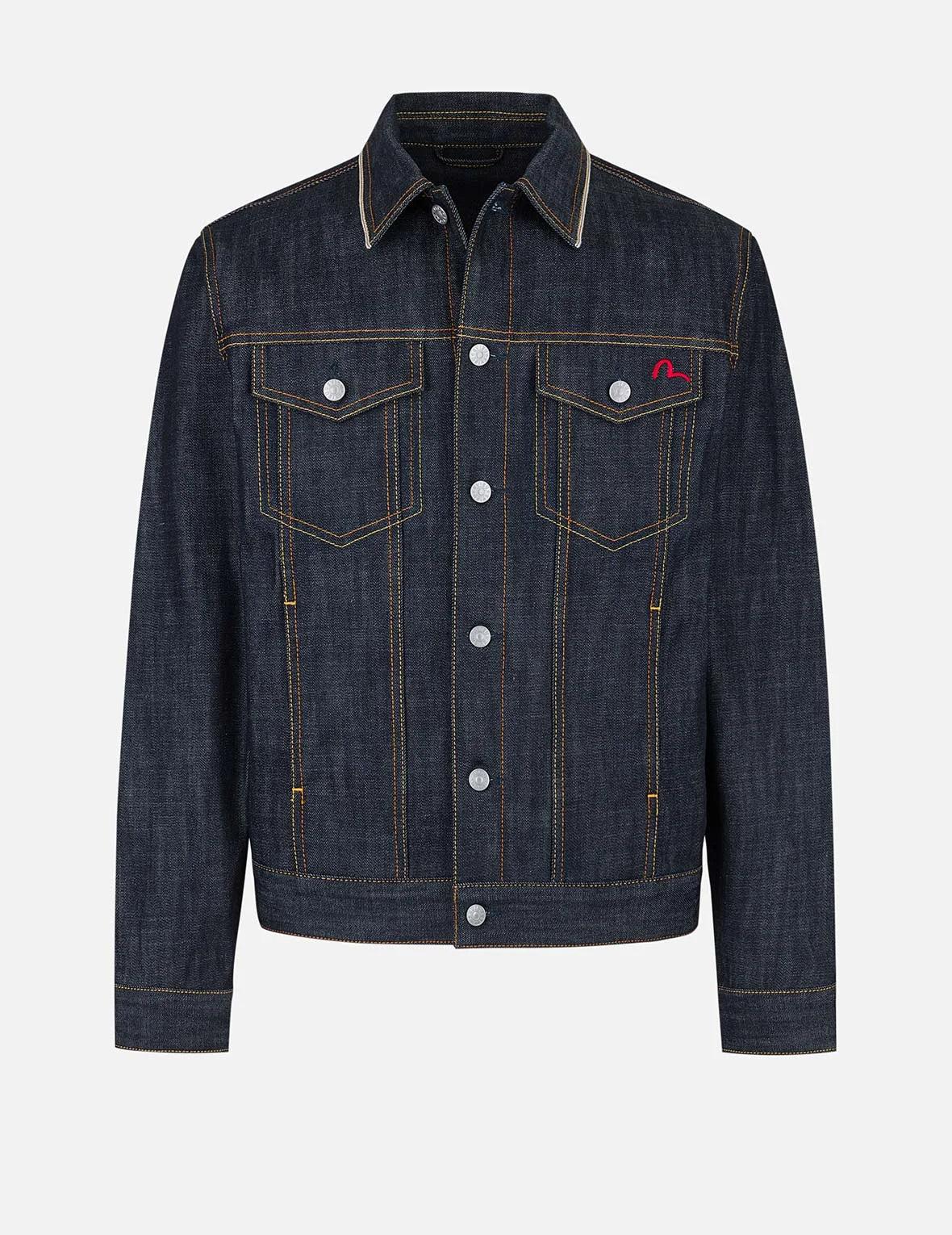 Classic Regular Fit Raw Denim Jacket