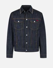 Classic Regular Fit Raw Denim Jacket