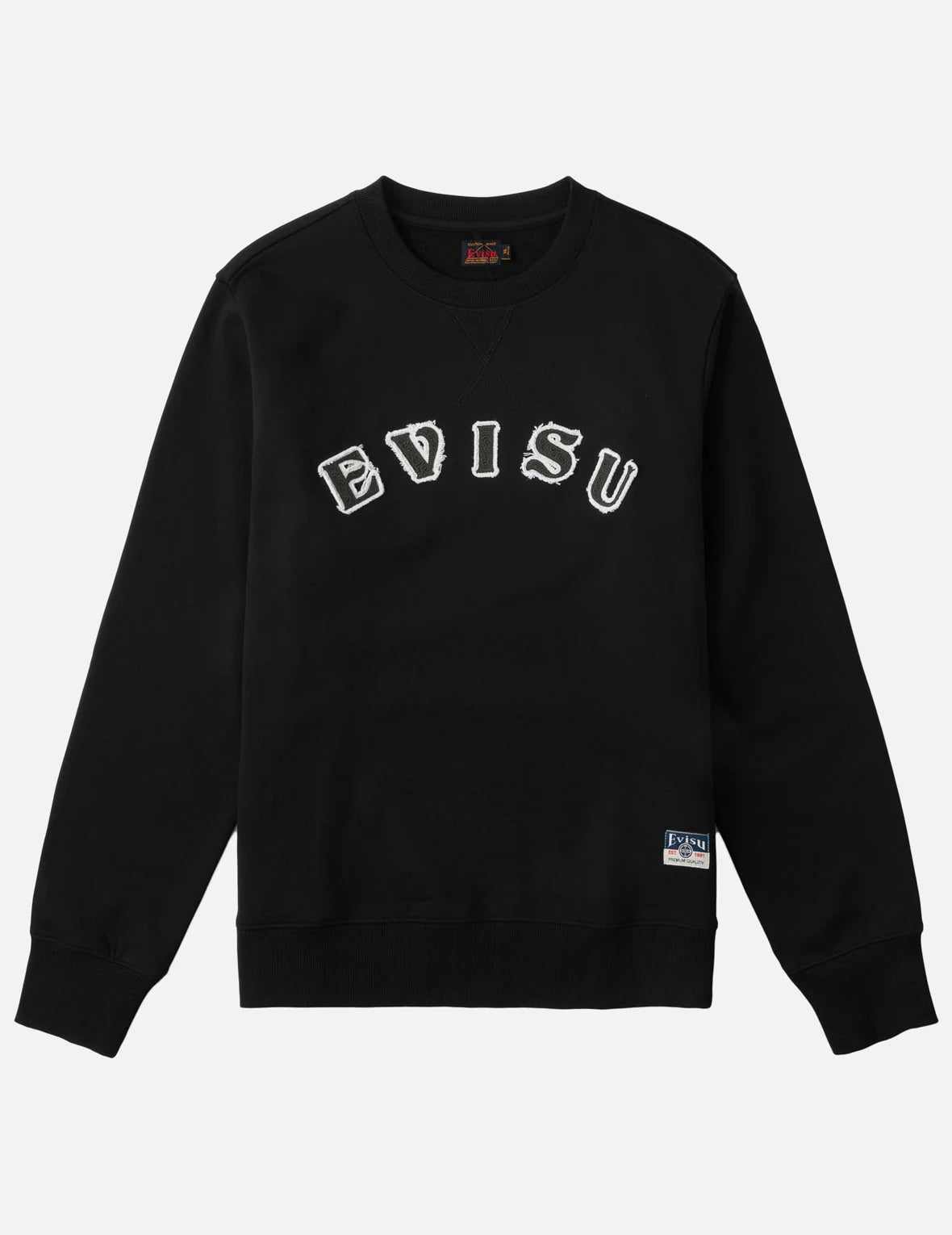 Evisu Embroidery Badge Fleece Sweatshirt