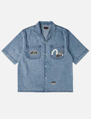 Dual Pocket Boxy Denim Shirt