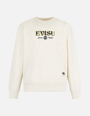 Kamon and Logo Brocade Applique Relax Fit Sweatshirts