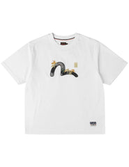 Brocade Seagull Appliqué T-Shirt
