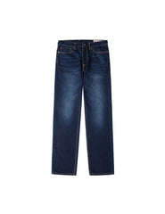 Ecru Brushstoke Seagull Print Regular Fit Jeans #2020