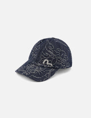 Allover Leopard Denim Cap