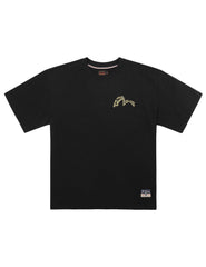 Gold Print Studded Tee