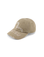 Grinding Distressed Logo Cap