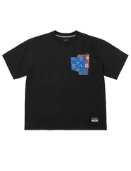 Multi-Pocket Sashiko Tee